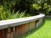 Kiawah_wooden planting bed seat wall