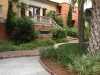 Jager_landscape architecture_kiawah island_custom hardscape with water feature in native plant garden