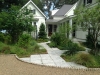 Livingston_ tabby paver walkway and soldier brick border in native plant garden