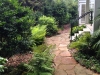 Livingston_custom stone path in native garden