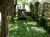 paris mountain_greenville_south carolina_outdoor sculpture with tree allee_ground cover_stone collumns and vines