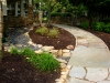 paris mountain_greenville_south carolina_rock swale with stone walkway